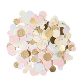 Bordkonfetti Pastel/Guld