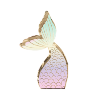 Havfrue Servietter Pastel/Guld