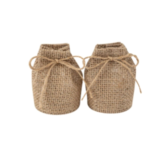 Jute Beholdere Med Snor