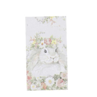 Kanin Blomster Servietter Pastel