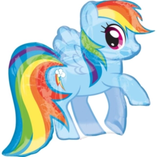 My Little Pony® Rainbow Dash Folieballon