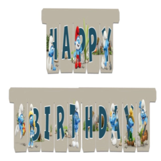 Smurfs® Happy Birthday Guirlande