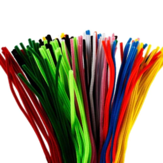 Chenille Piberensere Multifarvede