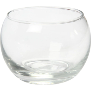 Kugleformet Glas Fyrfadsstage