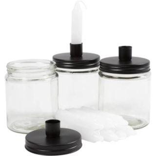Glas Med Lysholder