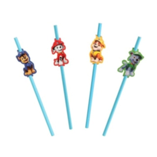 Paw Patrol® Papirsugerør Blå