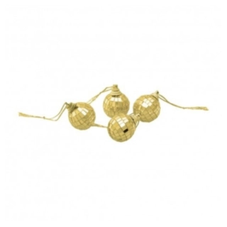 Mini Diskokugler Ornamenter Guld