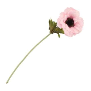 Kunstig Anemone Stilk Lyserød