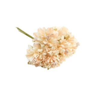 Kunstig Zinnia Mini Blomsterbuket