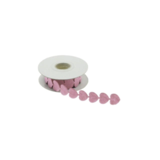 Hjertebånd Lyserød 2 cm x 2 m 20-pak