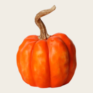 Græskar Dekorationsfigur Orange