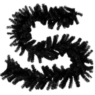 Juleguirlande Sort