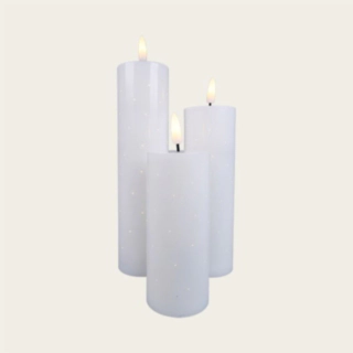 Fiberoptisk LED Lys Hvid