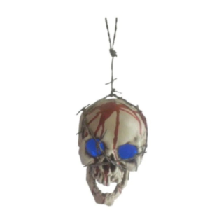 Kranie Dekorationsfigur Med LED