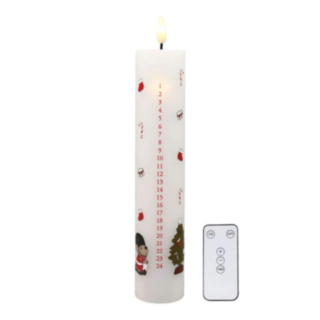 Kalenderlys Med LED Hvid