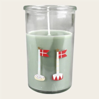 Lys I Glas Grøn Dannebrog