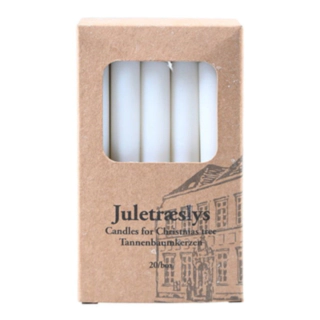 Juletræslys Hvid