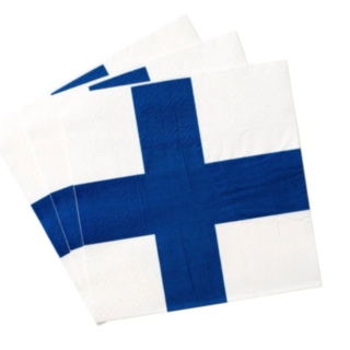 Finlands Flag Servietter