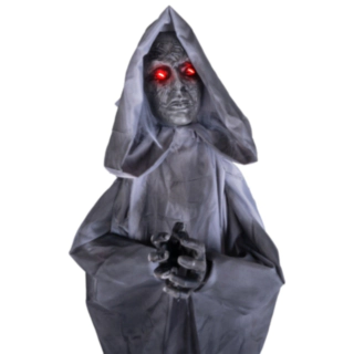 Animatronisk Bedende Nonne Statue