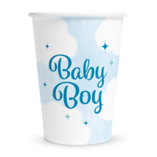 Baby Boy Papkrus Blå/Hvid