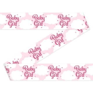 Baby Girl Tape Pink/Hvid
