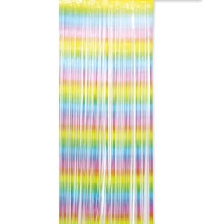 Pastel Regnbue Forhæng
