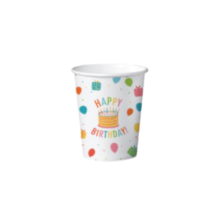 Happy Birthday Papkrus Multifarvet