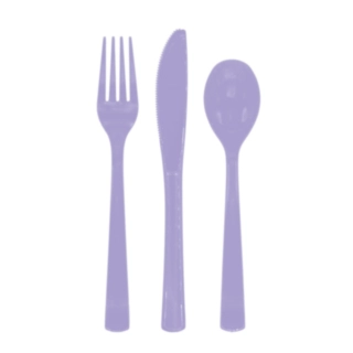 Plastikbestik Lavendel