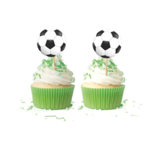Fodbold Kagepinde Sort/Hvid