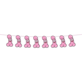 Penis Guirlande Lyserød