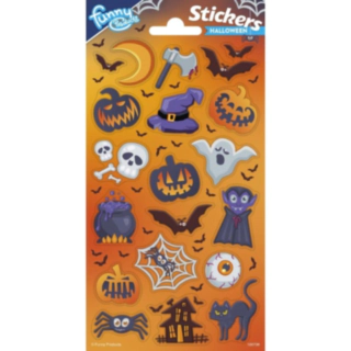 Halloween Klistermærker Græskar/Flagermus