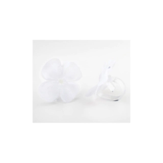 Dugclips Med Hvide Blomster