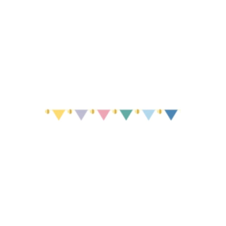Pastel Vimpelguirlande