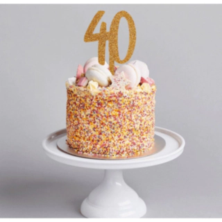 40 Års Kagetopper Guld
