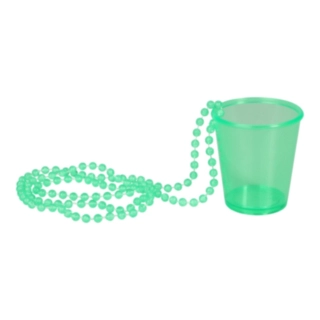 Shotglas Halskæde Neon Grøn