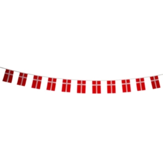 Dannebrog Flagguirlande