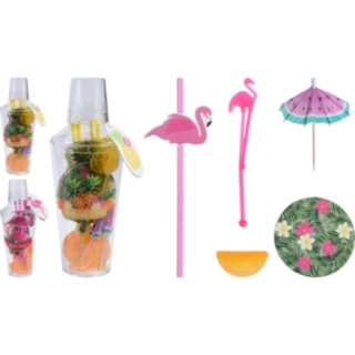 Cocktail Shaker Sæt Pink