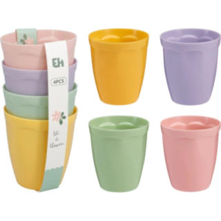 Blomster Plastkrus Pastel