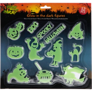 Selvlysende Halloweenfigurer
