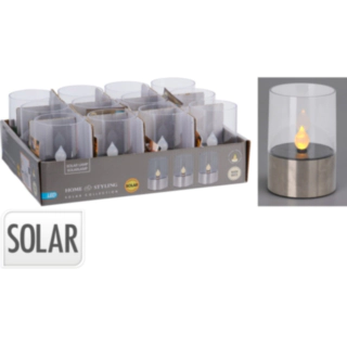 Solcellelys Transparent