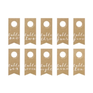 Kraft Bordnumre 1-10