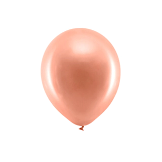 Krom Latexballoner Rosaguld
