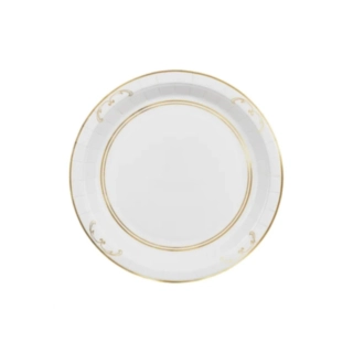 Guld Ornament Paptallerkener