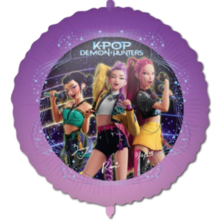 K-POP Demon Hunters® Folieballon Lilla