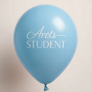 Årets Student Balloner Lyseblå