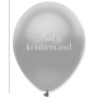 Årets Konfirmand Balloner Sølv