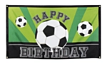 Fodbold Happy Birthday Banner