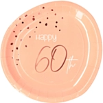 Paptallerkener 60 Års Lush Blush