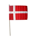 Dannebrog Vifteflag Træ