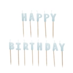 Happy Birthday Kagelys Lyseblå